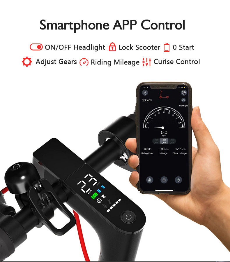 8.5inch 4.4AH BATTERY 10-15KMS Drive Range Foldable electric scooter China factory supplier folding e scooter