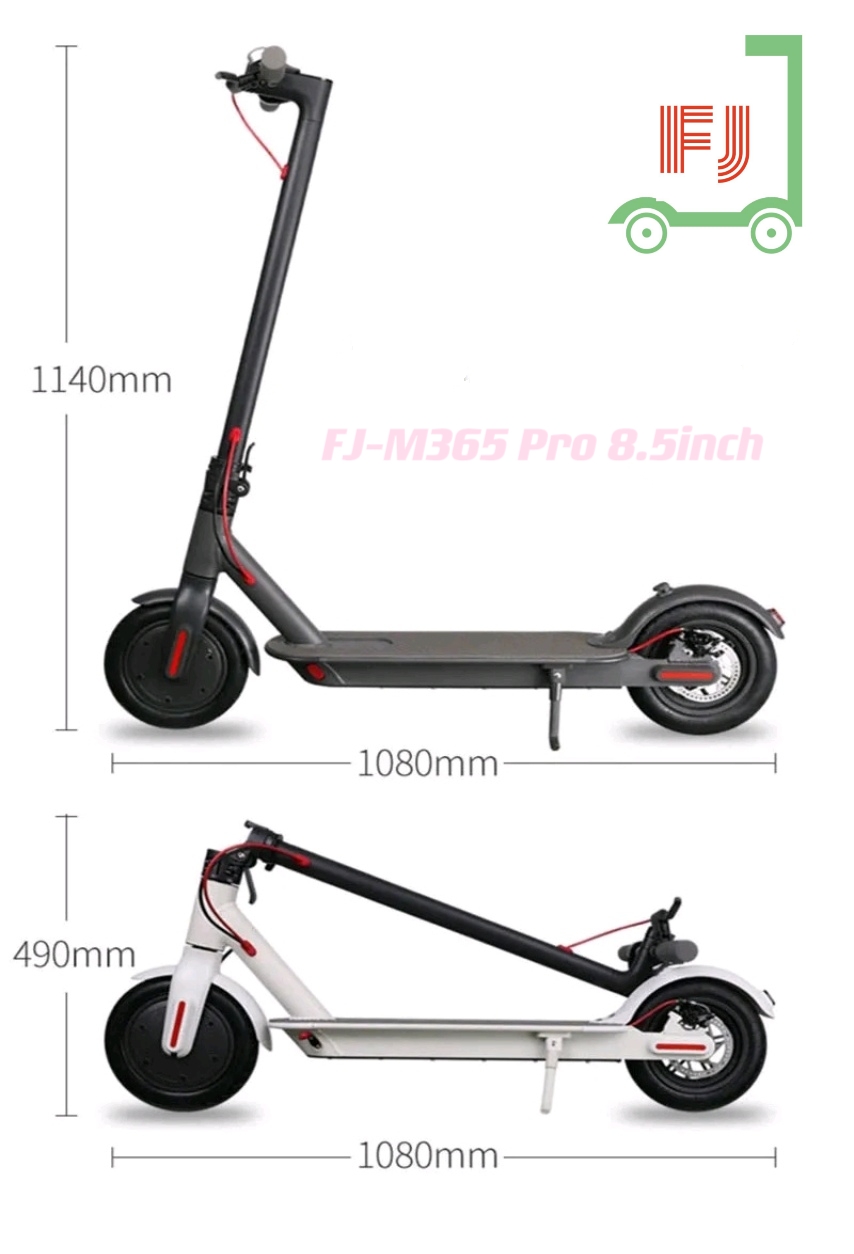 8.5inch 4.4AH BATTERY 10-15KMS Drive Range Foldable electric scooter China factory supplier folding e scooter